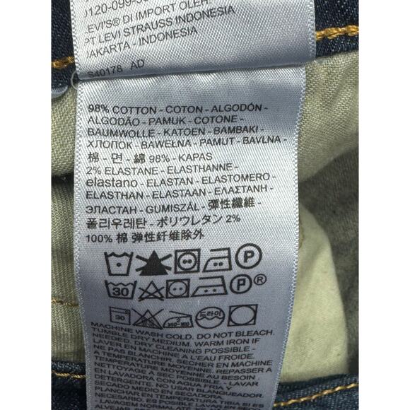 Levi's 541 Men's Athletic Tapered Leg Blue Denim Jeans - Size 40x30 (41x29.5) - Picture 4 of 5